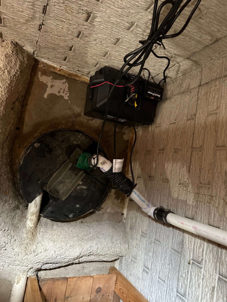 Sewer camera used to inspect and locate the line